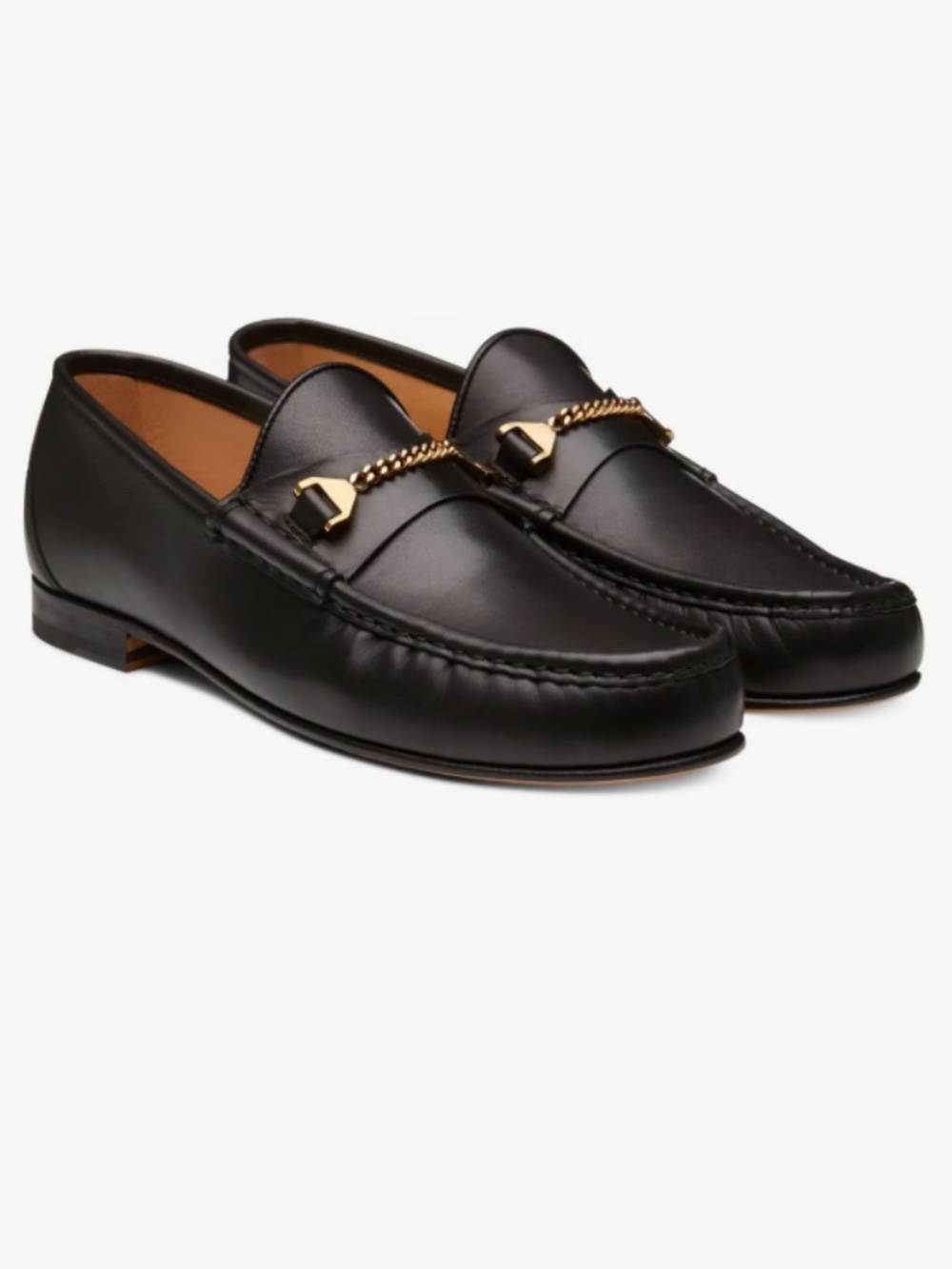 Hyusto Black Moccasin Loafers, Size 39